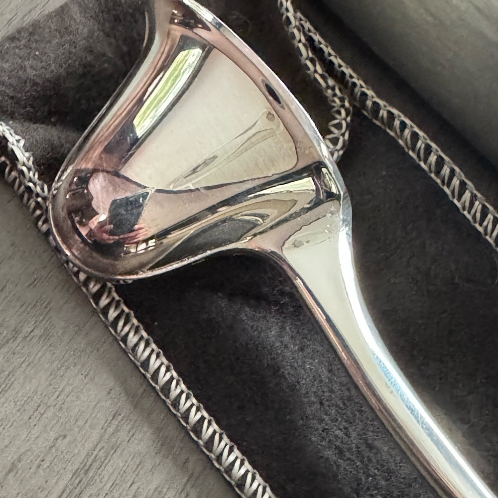 Gerity Silver Candle Snuffer  Circa 1740 Reproduction